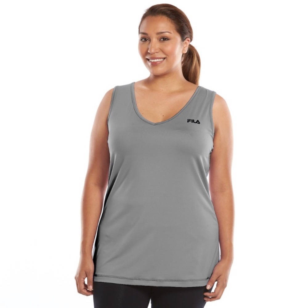 FILA Sport Core Essential Athletic Workout Tank Women’s 3XL Gray